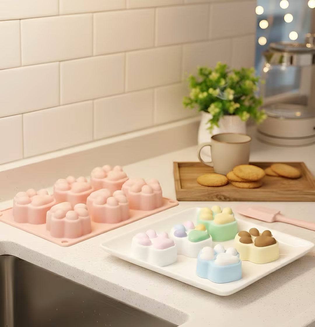 Versatile Cat Paw Silicone Mold for Creative DIY Projects
