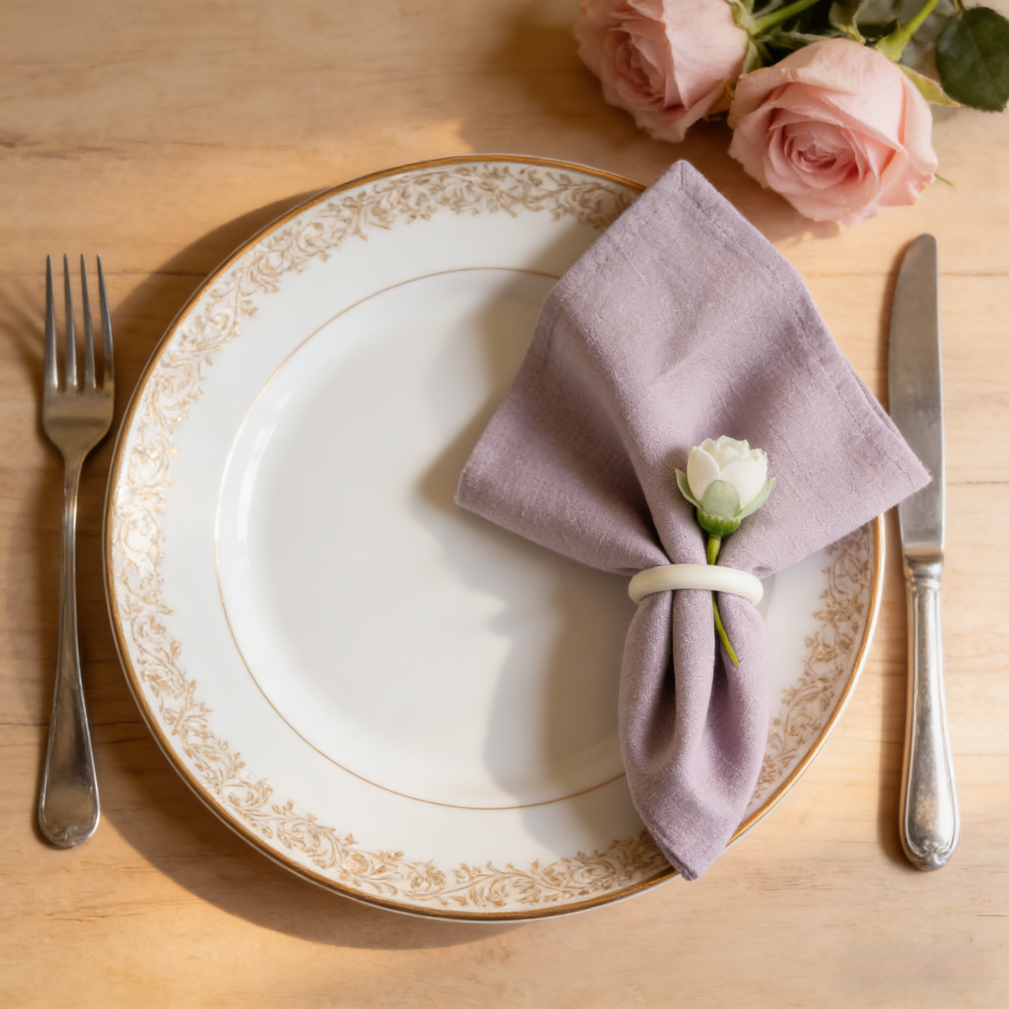 Premium Cotton-Linen Minimalist Napkins and Tea Towels