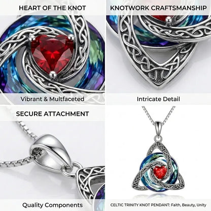 ✨Birthstone Celtic Knot Necklace for Women