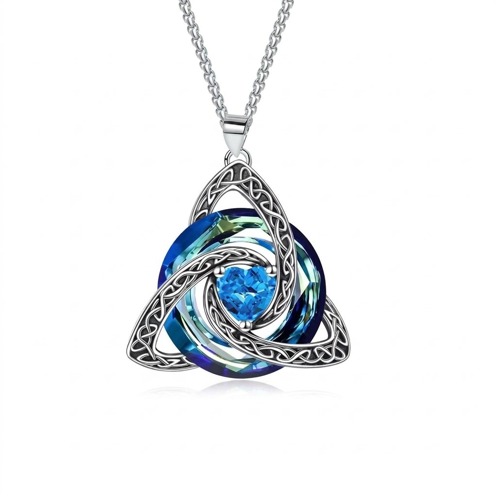 ✨Birthstone Celtic Knot Necklace for Women