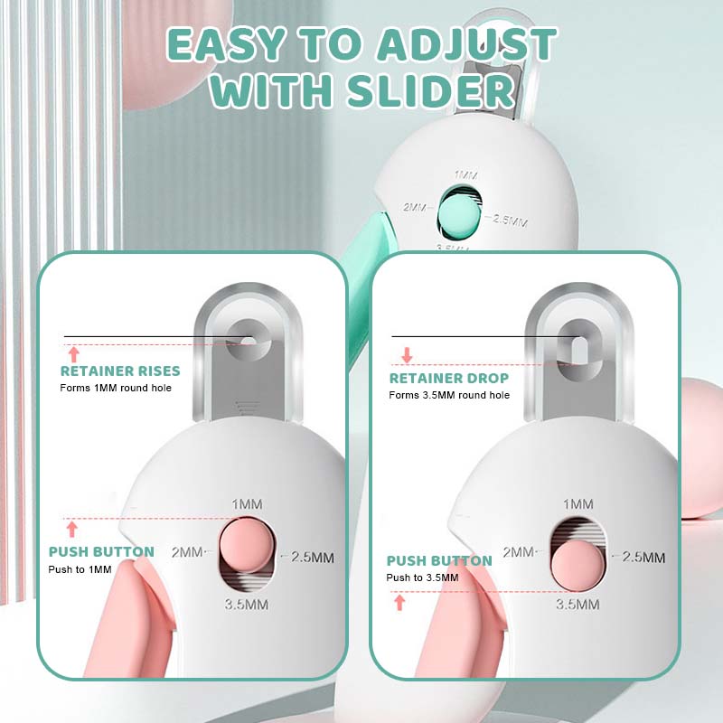 Anti-Splatter Pet Nail Clippers with Built-in File