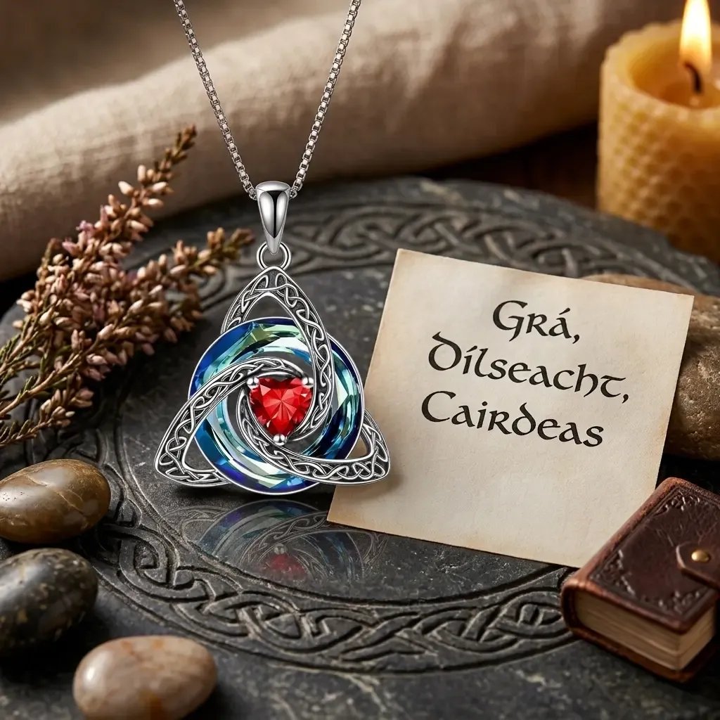 ✨Birthstone Celtic Knot Necklace for Women