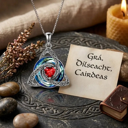 ✨Birthstone Celtic Knot Necklace for Women