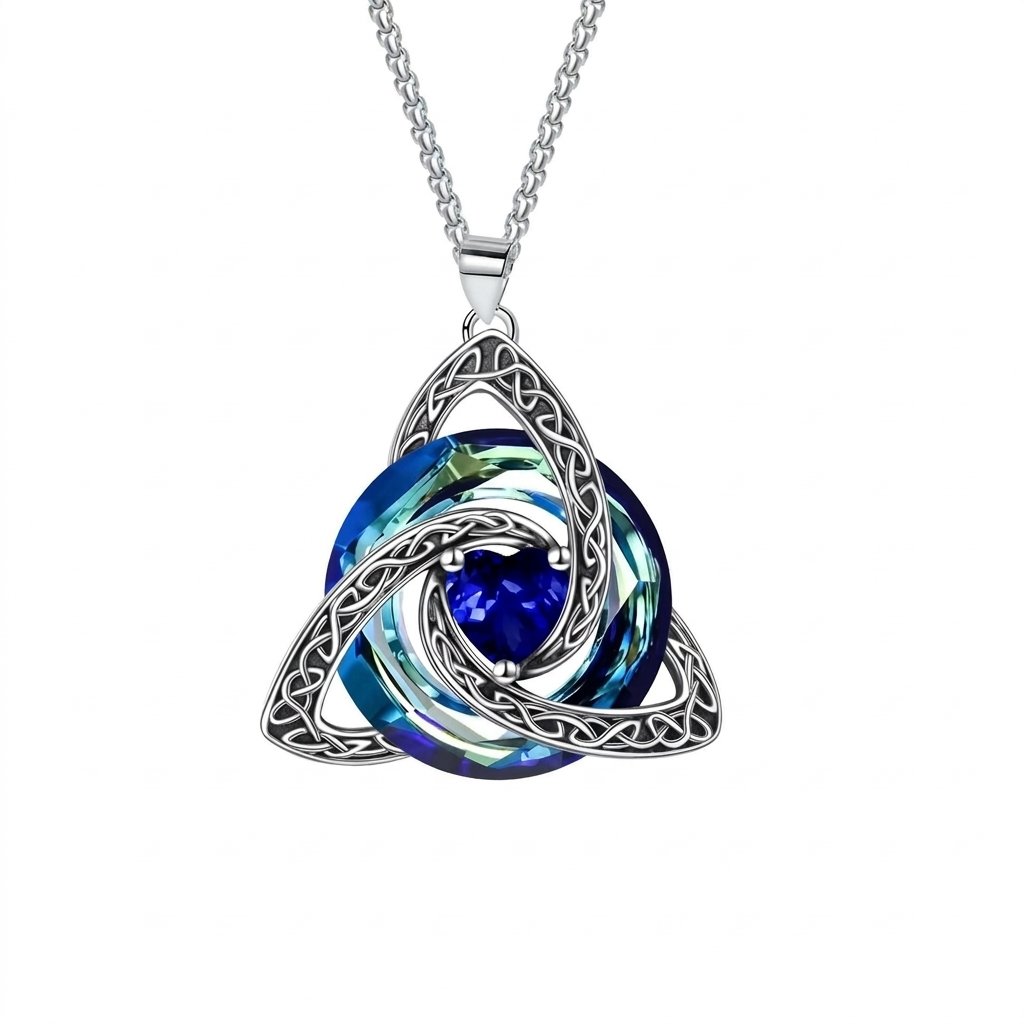 ✨Birthstone Celtic Knot Necklace for Women