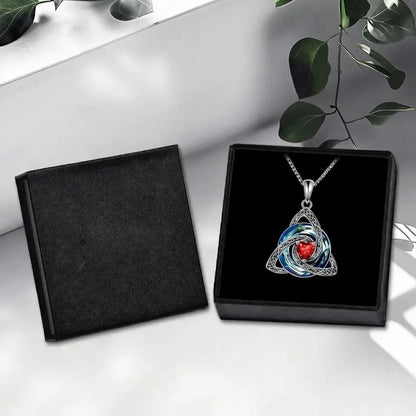 ✨Birthstone Celtic Knot Necklace for Women