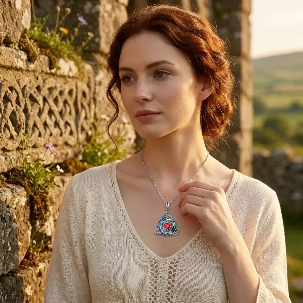 ✨Birthstone Celtic Knot Necklace for Women