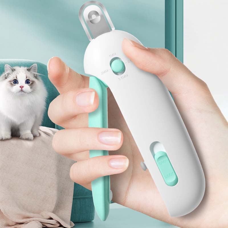 Anti-Splatter Pet Nail Clippers with Built-in File
