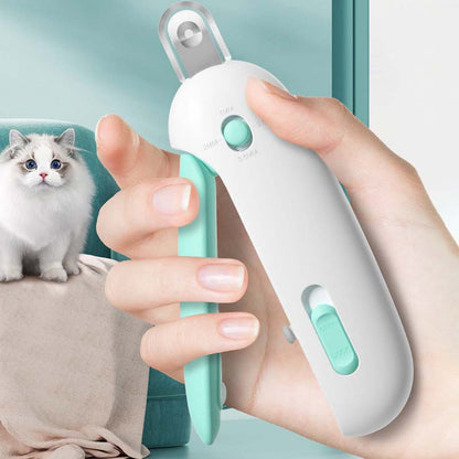 Anti-Splatter Pet Nail Clippers with Built-in File