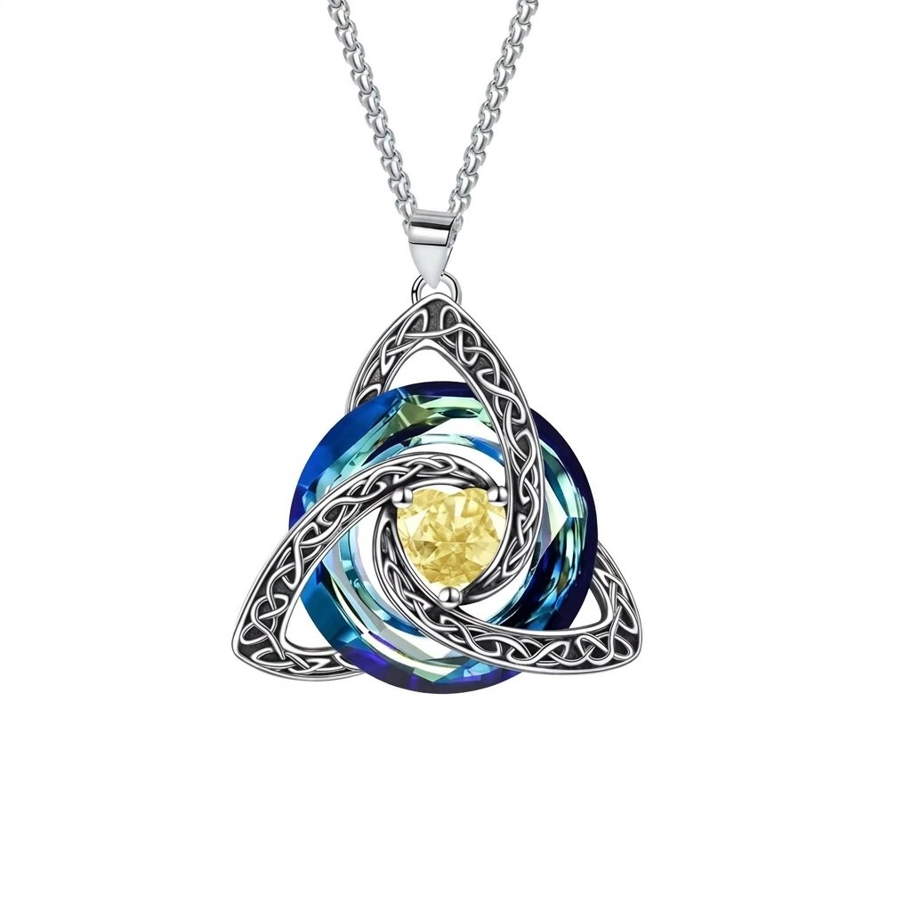 ✨Birthstone Celtic Knot Necklace for Women