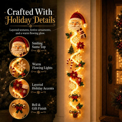 ⏳ Last Day 50% OFF – 🎄MerryCascade™ Glowing Christmas Door Hanger | 6 Festive Designs✨(📦Buy 2 Sets, Get FREE Shipping)