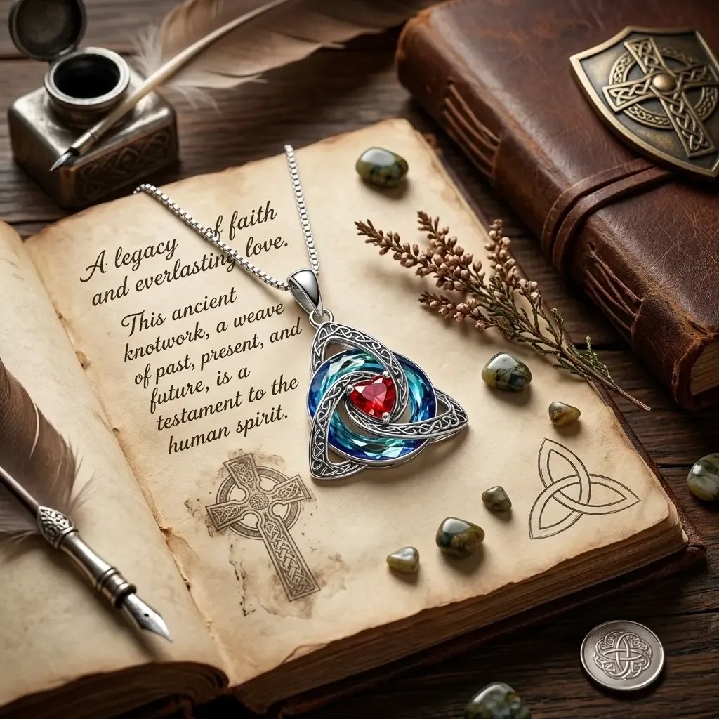 ✨Birthstone Celtic Knot Necklace for Women