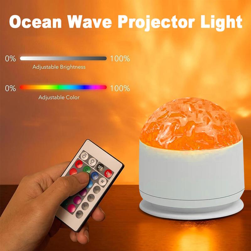Ocean Wave & 3D Water Ripple Projector Light
