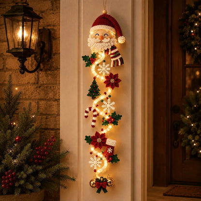 ⏳ Last Day 50% OFF – 🎄MerryCascade™ Glowing Christmas Door Hanger | 6 Festive Designs✨(📦Buy 2 Sets, Get FREE Shipping)