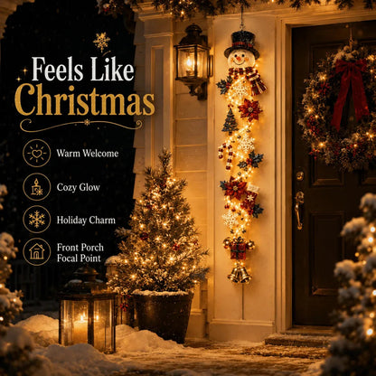 ⏳ Last Day 50% OFF – 🎄MerryCascade™ Glowing Christmas Door Hanger | 6 Festive Designs✨(📦Buy 2 Sets, Get FREE Shipping)