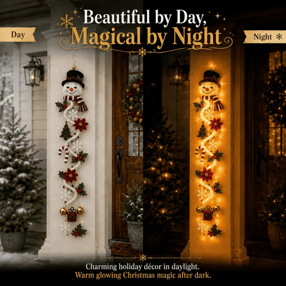 ⏳ Last Day 50% OFF – 🎄MerryCascade™ Glowing Christmas Door Hanger | 6 Festive Designs✨(📦Buy 2 Sets, Get FREE Shipping)