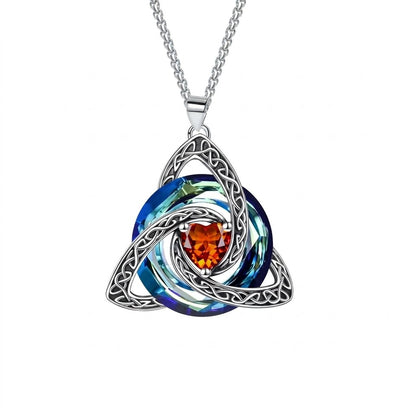 ✨Birthstone Celtic Knot Necklace for Women