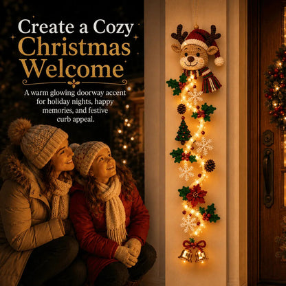 ⏳ Last Day 50% OFF – 🎄MerryCascade™ Glowing Christmas Door Hanger | 6 Festive Designs✨(📦Buy 2 Sets, Get FREE Shipping)