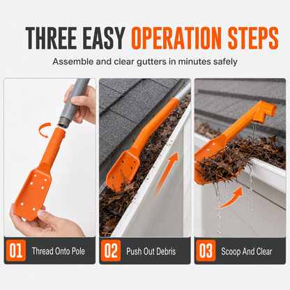 ⏰ LIMITED‑TIME 50% OFF! 🔧 No-Climb Gutter Cleaning Tool