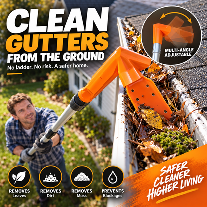 ⏰ LIMITED‑TIME 50% OFF! 🔧 No-Climb Gutter Cleaning Tool