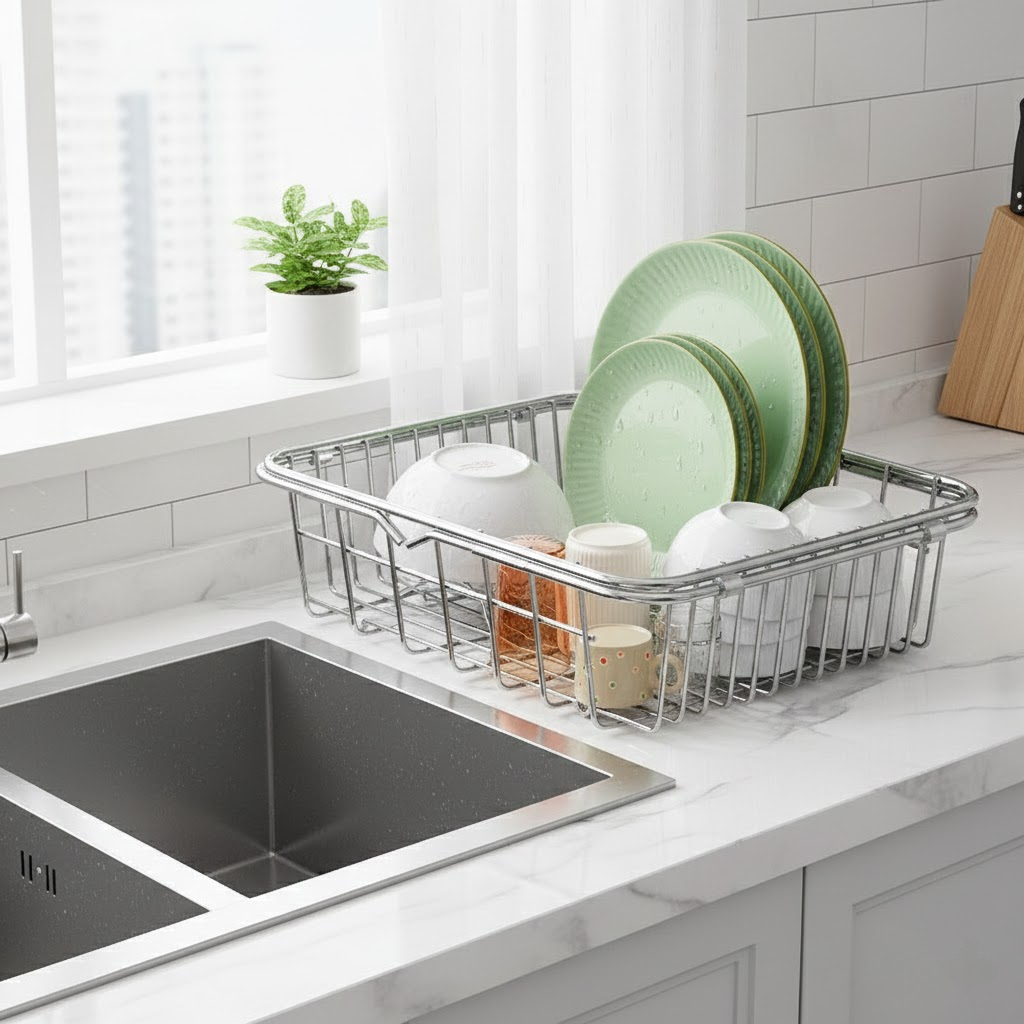 Stainless Steel Expandable Sink Drain Basket