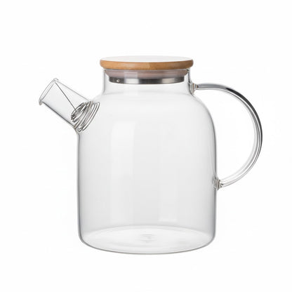 Premium Borosilicate Glass Tea and Cold Water Pitcher
