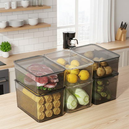 Premium PET Refrigerator Storage Containers