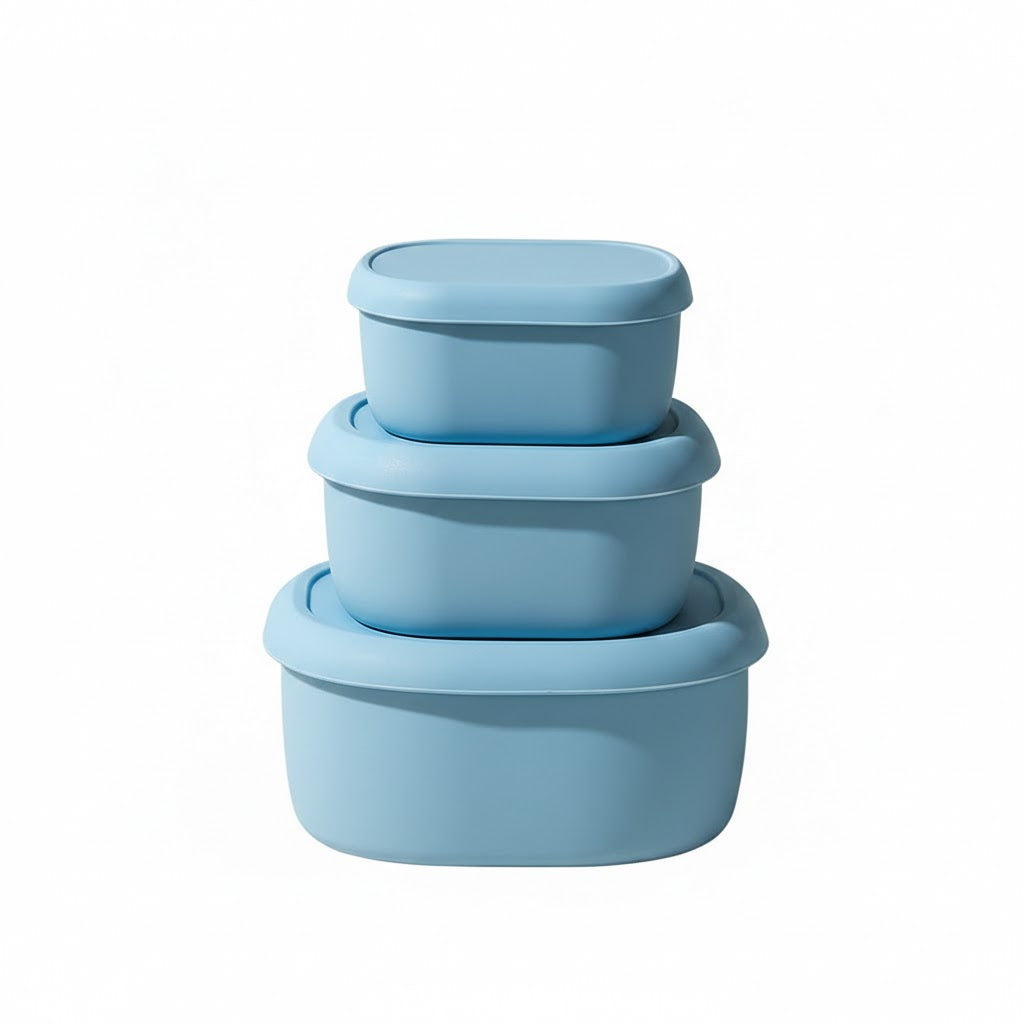 Premium Pure Silicone Airtight Lunch Box