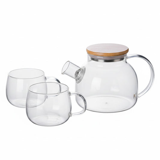 Premium Borosilicate Glass Tea and Cold Water Pitcher